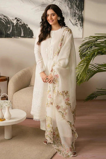 Embroidered Lawn Fancy 3 Piece Dress