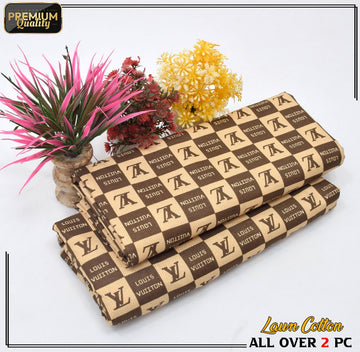 2 Piece Soft | Lightweight & Stylish Printed  Lawn Cotton Suit - BDF#102