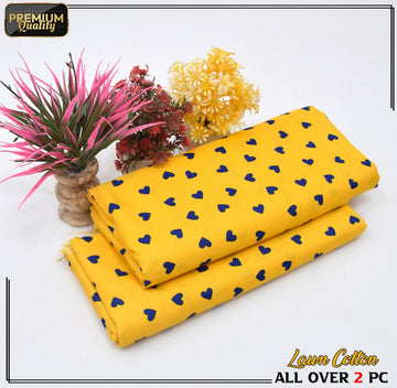 2 Piece Soft | Lightweight & Stylish Printed  Lawn Cotton Suit - BDF#103