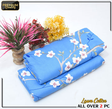 2 Piece Soft | Lightweight & Stylish Printed  Lawn Cotton Suit - BDF#119