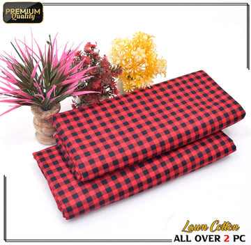 2 Piece Soft | Lightweight & Stylish Printed  Lawn Cotton Suit - BDF#122