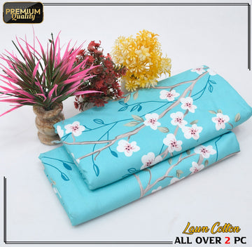 2 Piece Soft | Lightweight & Stylish Printed  Lawn Cotton Suit - BDF#123