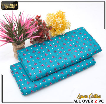 2 Piece Soft | Lightweight & Stylish Printed  Lawn Cotton Suit - BDF#123