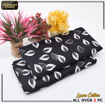 2 Piece Soft | Lightweight & Stylish Printed  Lawn Cotton Suit - BDF#126