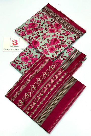 BS Lawn 3Piece suit