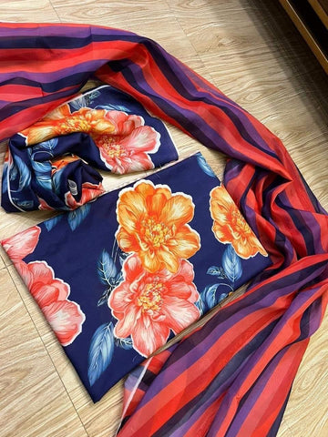 Printed Lawn 3Piece suit