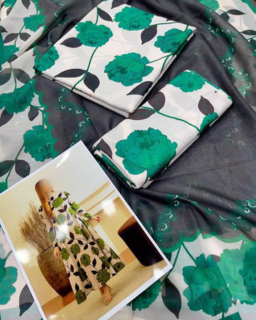 Printed Lawn 3Piece suit