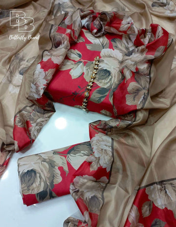 Printed Lawn 3Piece suit