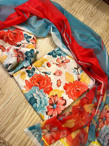 Printed Lawn 3Piece suit