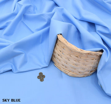 Sky Blue -  Pure Wash And Wear -