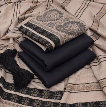 Dhanak 3-Piece With Wool Shawl