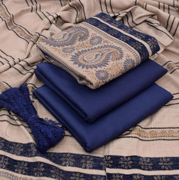 Dhanak 3-Piece With Wool Shawl