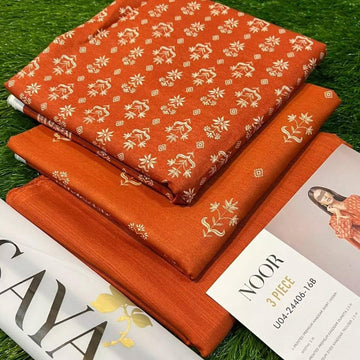 Printed Khaddar 3-Piece Suit