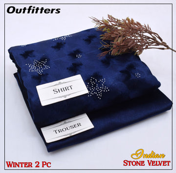 Indan 2-Piece Stone Velvet