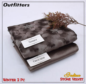 Indan 2-Piece Stone Velvet
