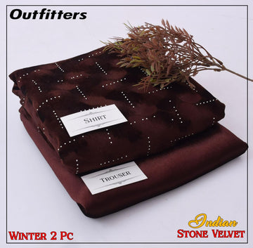 Indan 2-Piece Stone Velvet
