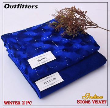 Indan 2-Piece Stone Velvet
