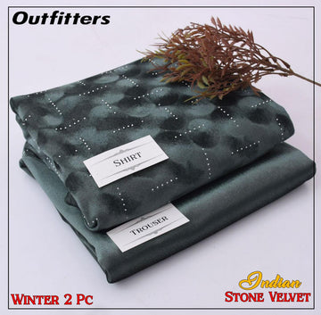 Indan 2-Piece Stone Velvet