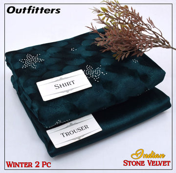 Indan 2-Piece Stone Velvet