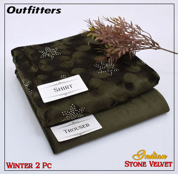 Indan 2-Piece Stone Velvet
