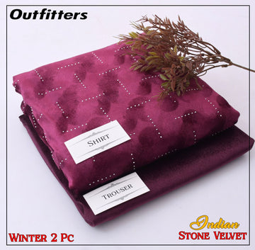 Indan 2-Piece Stone Velvet