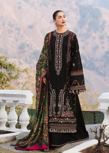 Embroidred  Dhanak 3-Pc Suit