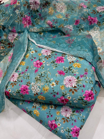 Chikenkari 3-Pc Suit