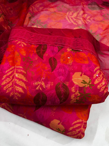 Chikenkari 3-Pc Suit