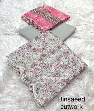 Lawn Chiken Kari 3 Piece Suit