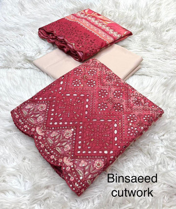 Lawn Chiken Kari 3 Piece Suit