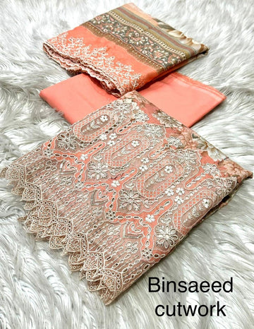 Lawn Chiken Kari 3 Piece Suit