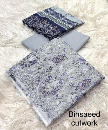 Lawn Chiken Kari 3 Piece Suit