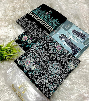 Lawn Chiken Kari 3 Piece Suit