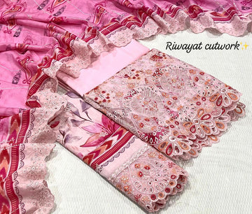 Lawn Chiken Kari 3 Piece Suit