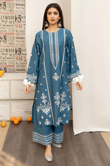Embroidered Lawn Fancy 3 Piece Dress
