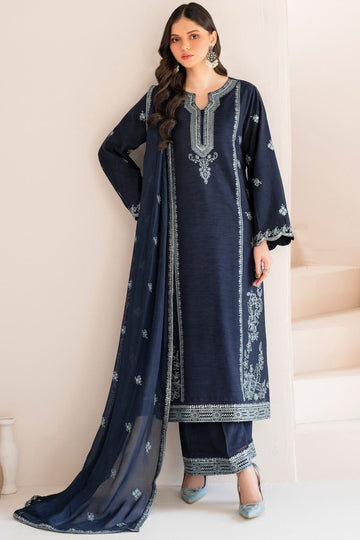 Embroidered Lawn Fancy 3 Piece Dress