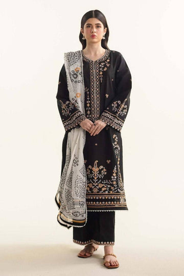 Embroidered Lawn Fancy 3 Piece Dress