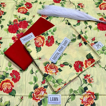 Print Lawn 2Pc Suit