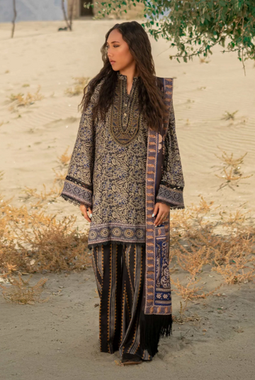 Emb Lawn 3 Piece Suit