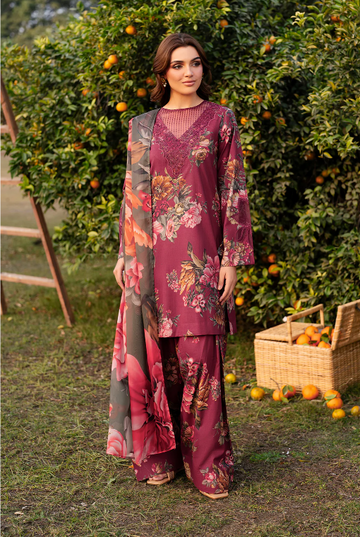 Emb Lawn 3 Piece Suit